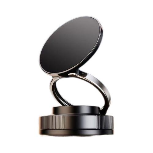 【台灣現貨火速寄出】車載磁吸手機支架 便捷 折疊 雙環手機架 360度旋轉 Y6 真空吸盤吸附 C0006-細節圖6