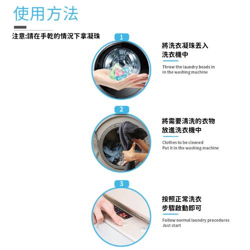 【台灣現貨火速寄出】洗衣球 1顆不用2元 洗衣凝珠 5in1 7合1 清潔 抑菌 消臭 芳香 柔軟 清新海洋 洗衣膠囊-細節圖4
