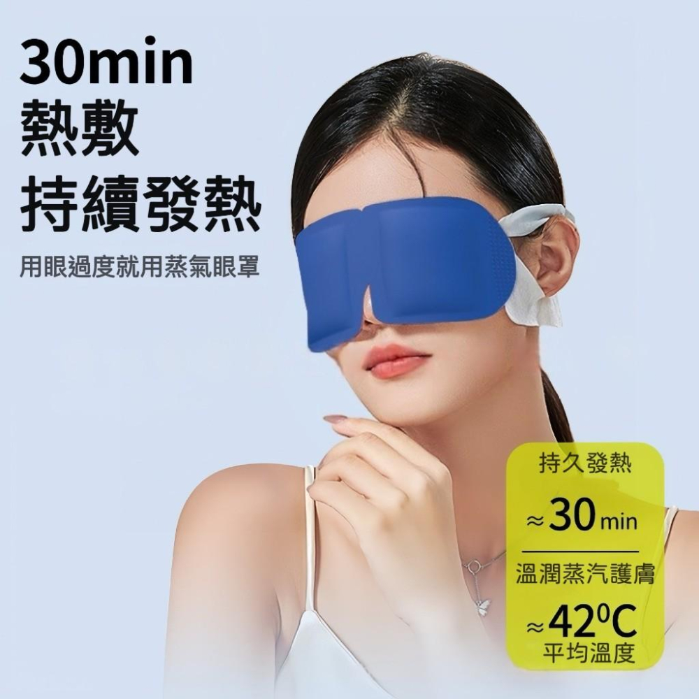 【台灣現貨火速寄出】葉黃素蒸汽眼罩 溫潤 熱敷 舒緩眼睛 辦公 旅行 便捷 遮光護眼罩 Z0001-細節圖2