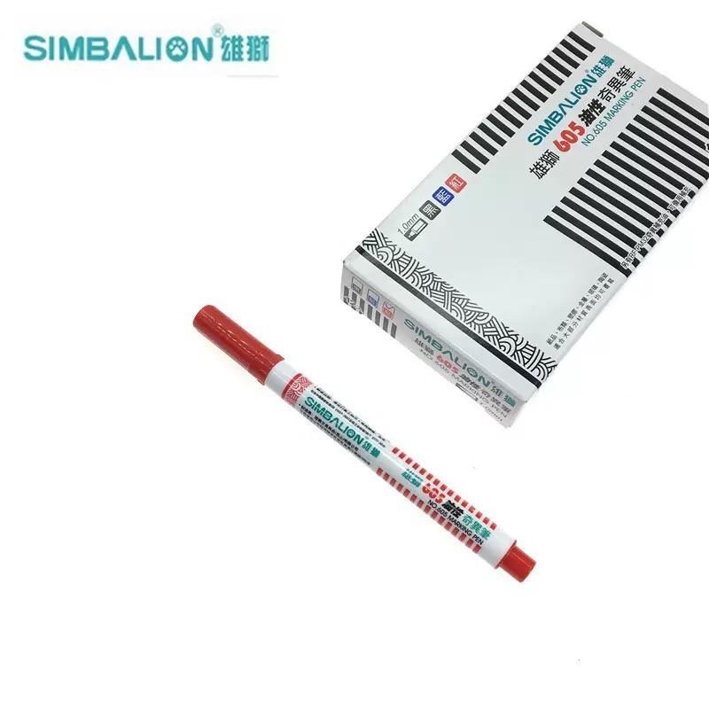 【台灣現貨火速寄出】雄獅奇異筆 605 勾線筆 記號筆 黑色 美術 勾選 單頭油性-細節圖5