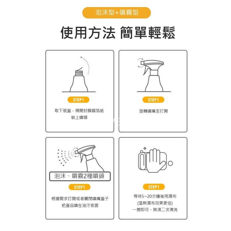 【台灣現貨火速寄出】立管家 污淨強力除油漬 去油汙 廚房 重油污 泡沫清潔劑 油煙機 清洗劑-細節圖5