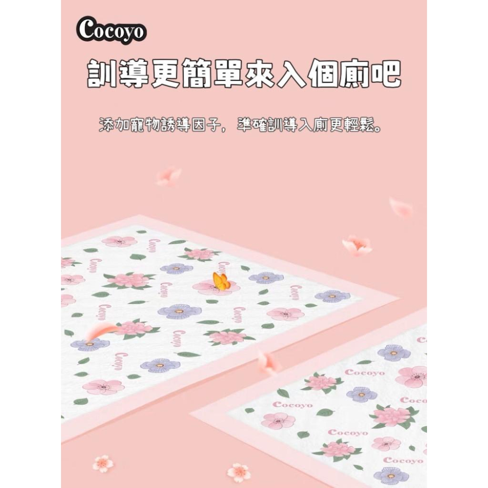 【台灣現貨火速寄出】Cocoyo狗狗尿墊 訓練 尿布 春日櫻花 加厚 消臭 寵物尿片 泰迪 尿不濕墊-細節圖6