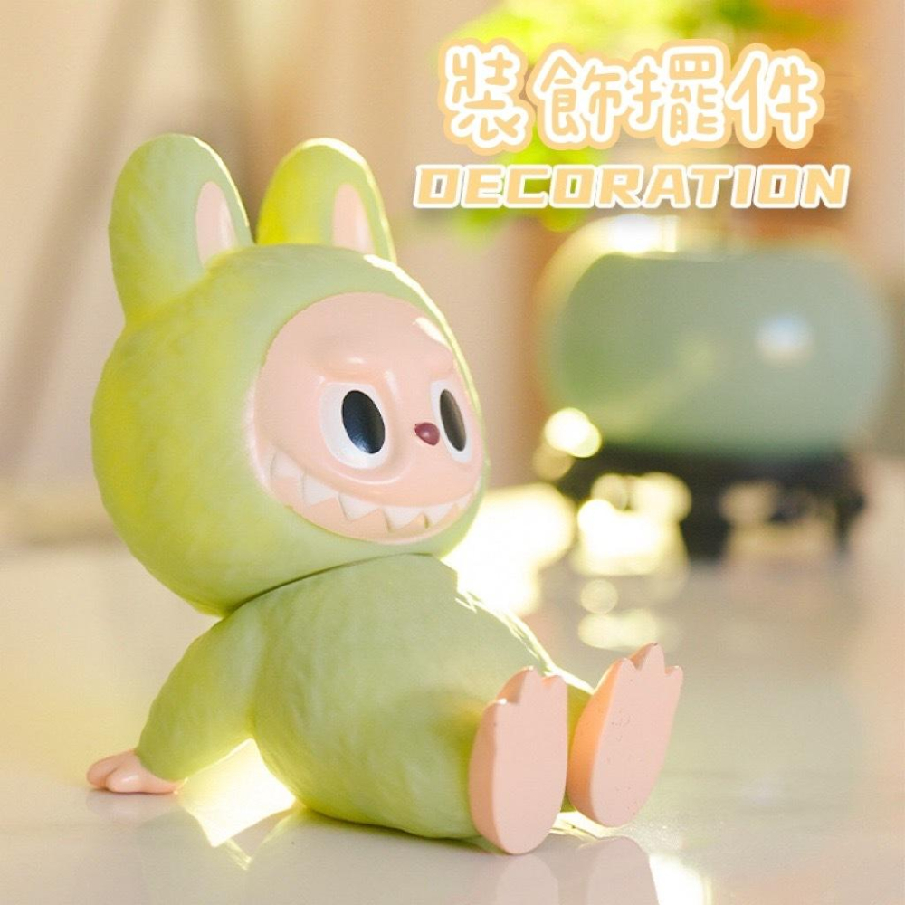 【台灣現貨火速寄出】潮玩labubu搪膠娃娃擺件 手機支架 公仔 卡通 泡泡瑪特 手機架 懶人架 labubu-細節圖4