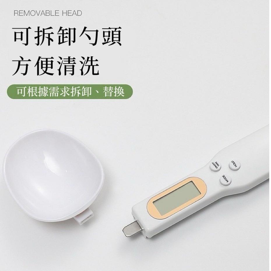 【台灣現貨火速寄出】湯匙秤 手持配料電子秤 家用 廚房秤 食物克秤 秤重湯匙秤-細節圖4
