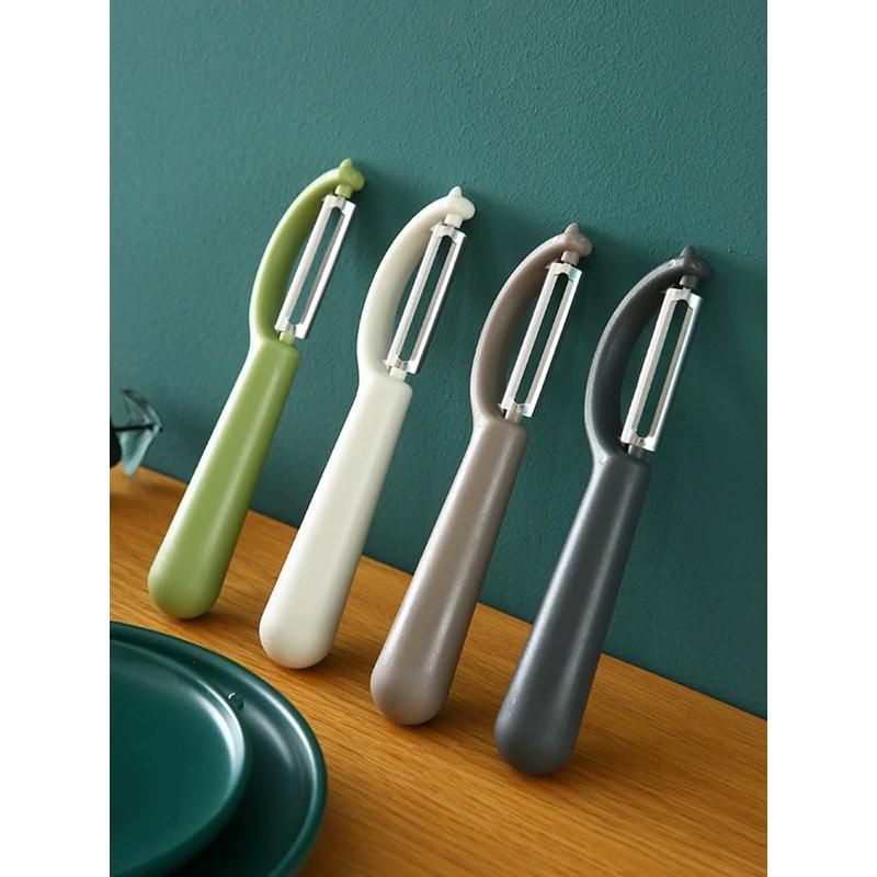 【台灣現貨火速寄出】水果削皮刀 去皮刀 家用 宿舍 水果刀 多功能刨刀 馬鈴薯刮皮刀 削蘋果神器-細節圖8