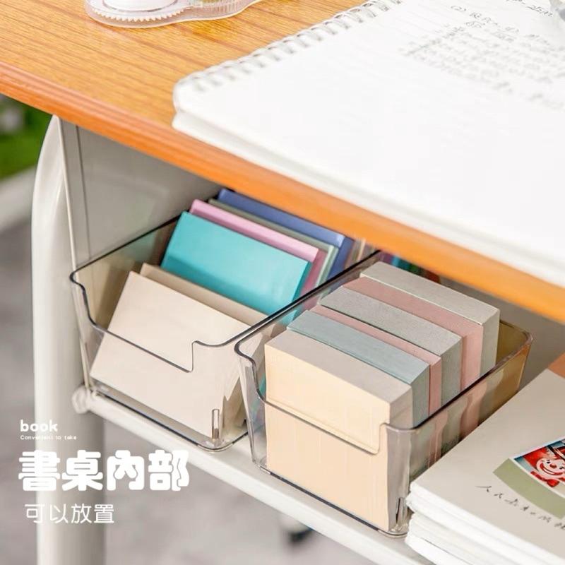 【台灣現貨火速寄出】家用透明收納盒 桌面塑膠整理盒 手提儲物箱 小箱子 整理箱 藥箱 收納箱-細節圖2