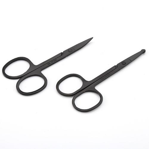 【台灣現貨火速寄出】不鏽鋼鼻毛剪 眉毛剪 剪刀 修眉刀 鼻毛 美容剪 化妝剪 B0005-細節圖3