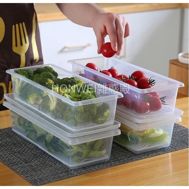 【台灣現貨火速寄出】瀝水保鮮盒 廚房冰箱 防潮 海鮮食物 密封收納盒 帶瀝水墊盒子-細節圖5