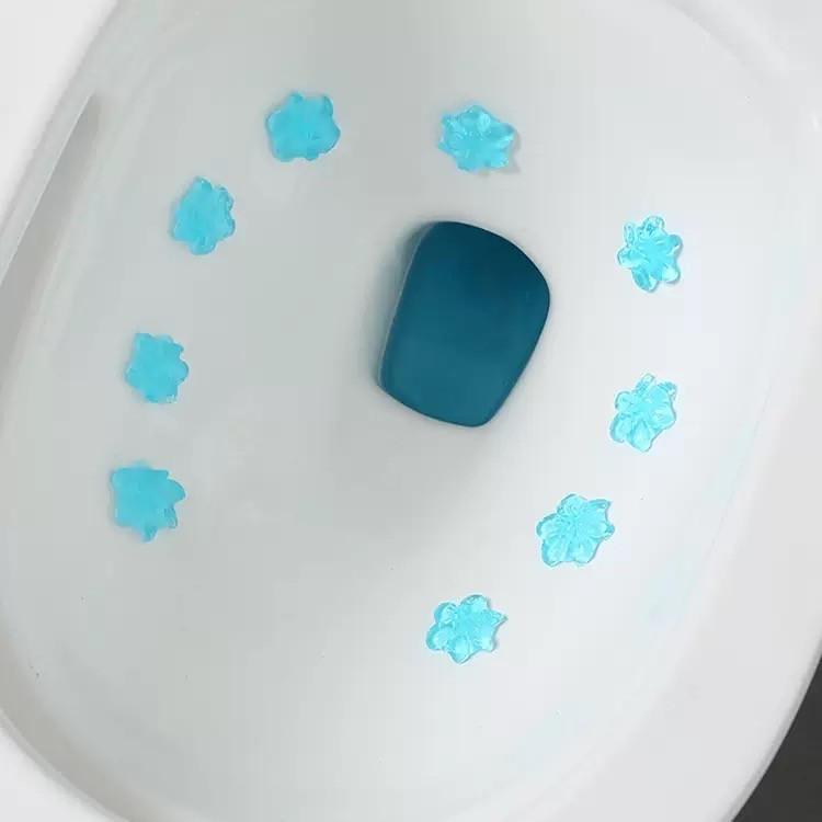 【台灣現貨火速寄出】馬桶小花香氛豆 馬桶凝膠 清香去味 馬桶除臭凝膠 廁所芳香劑 芳香凝膠 M0004-細節圖3