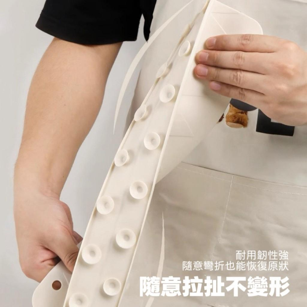 【台灣現貨火速寄出】矽膠擋水板 家用 廚房 水槽盥洗池 防濺擋水板 矽膠 吸盤隔水條 擋水板 D0003-細節圖5