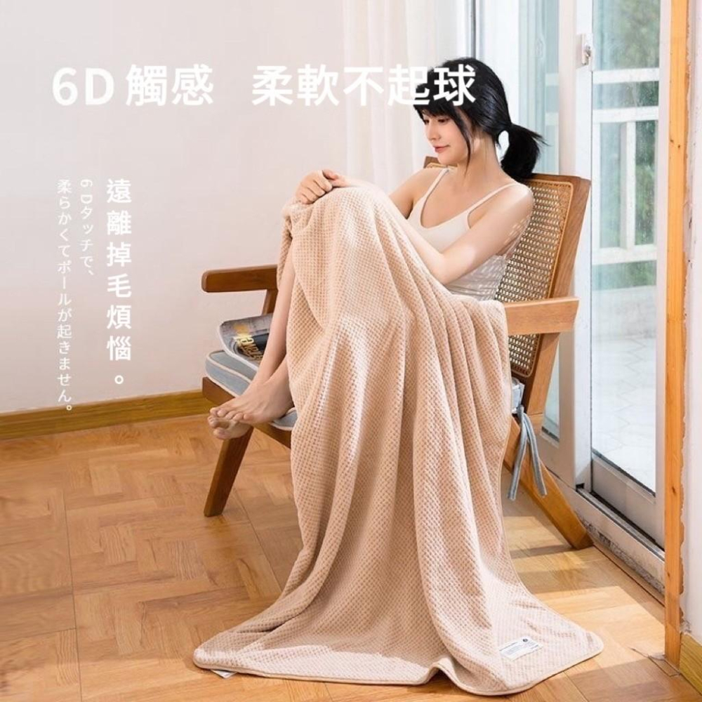 【台灣現貨火速寄出】浴巾珊瑚絨 菠蘿格 家用 成人 吸水浴巾 毛巾 兒童 柔軟浴袍 沙灘巾-細節圖3