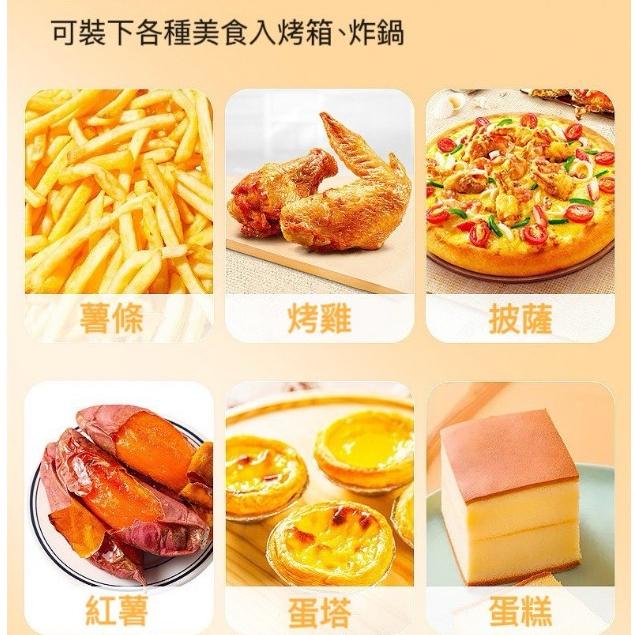 【台灣現貨火速寄出】氣炸鍋專用紙 50入 食品級一次性烘焙紙 方形 圓形 高溫烘焙食物矽油紙-細節圖4