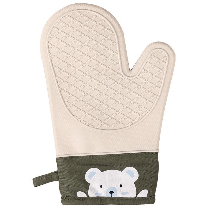 【台灣現貨火速寄出】矽膠隔熱手套 加厚防滑耐高溫 烤箱手套 烘焙 防燙 廚房 微波爐 專用手夾-細節圖5