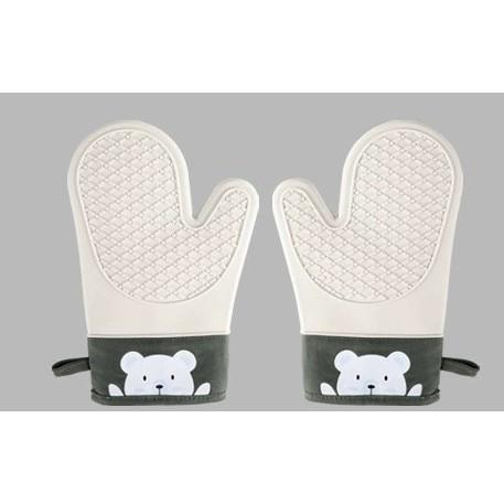 【台灣現貨火速寄出】矽膠隔熱手套 加厚防滑耐高溫 烤箱手套 烘焙 防燙 廚房 微波爐 專用手夾-細節圖6