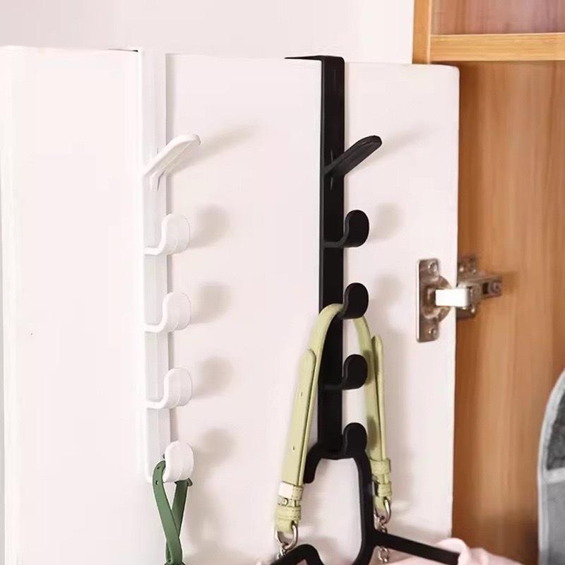 【台灣現貨火速寄出】門後掛鈎 免打孔 牆上掛衣架神器 門上掛架 壁掛 強力無痕 衣服帽衣鉤-細節圖3