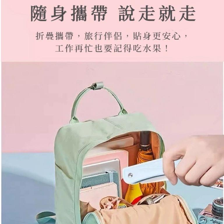 【台灣現貨火速寄出】不銹鋼折疊水果刀 果皮刀 家用小刀 折疊小刀 水果刀 便攜式水果刀-細節圖4