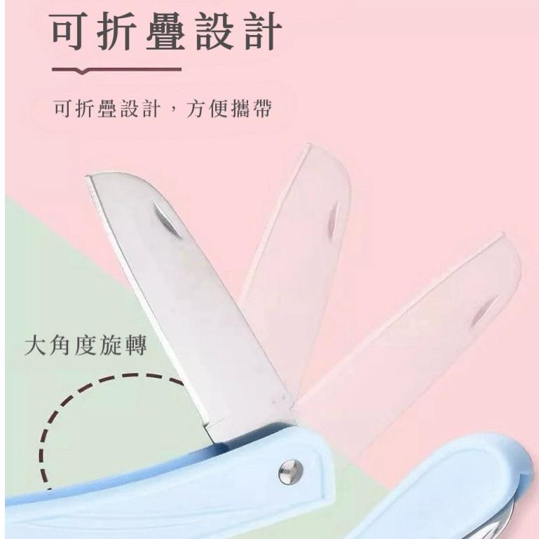 【台灣現貨火速寄出】不銹鋼折疊水果刀 果皮刀 家用小刀 折疊小刀 水果刀 便攜式水果刀-細節圖5