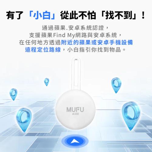 【台灣現貨火速寄出】MUFU 小白尋找器 A330 尋物器 物品防丟失-細節圖3