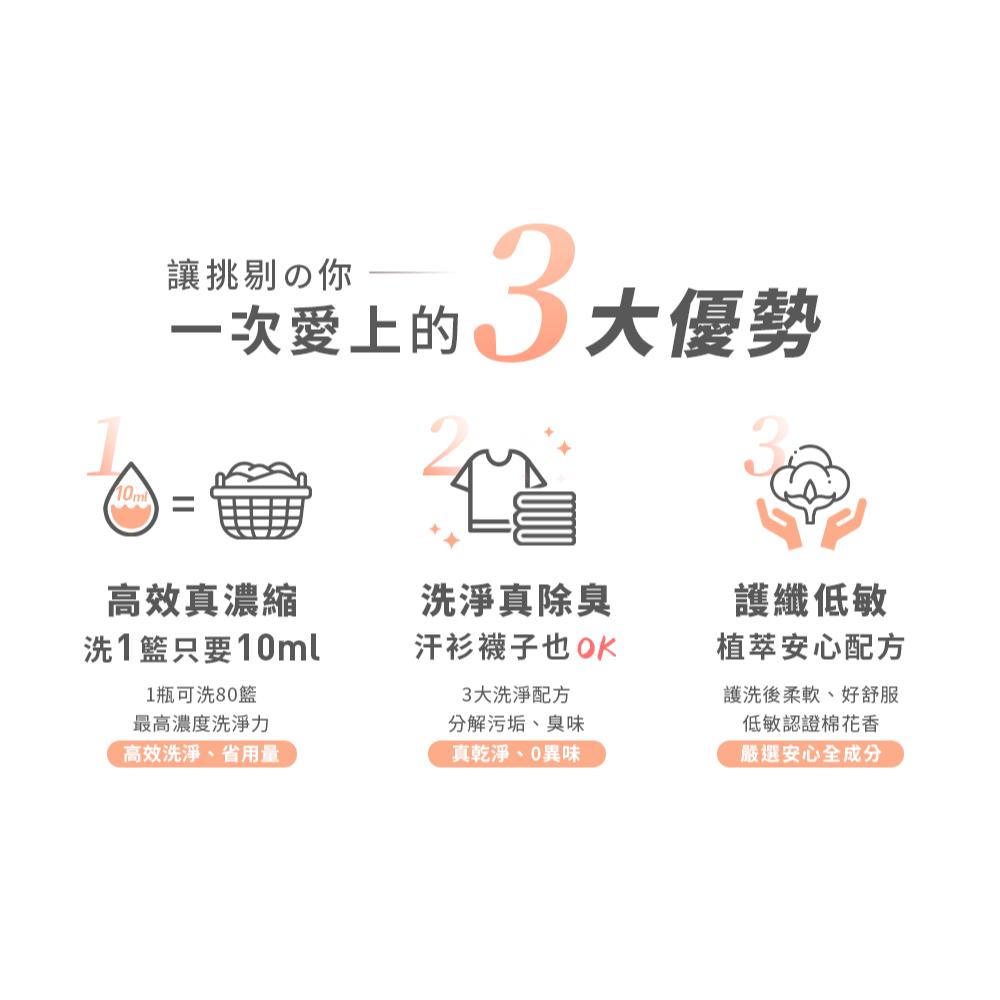 【台灣現貨火速寄出】淨淨 真濃縮洗衣精 濃縮洗衣精 洗衣精 5倍濃縮量 800ml Clean Clean N0003-細節圖6