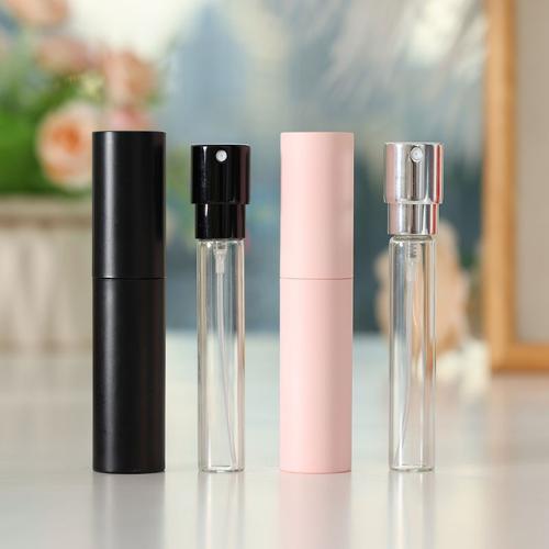 【台灣現貨火速寄出】旋轉香水瓶 10ml 噴霧玻璃瓶 定妝瓶 小樣瓶 旅行 出差 便利分裝瓶 X0015-細節圖4