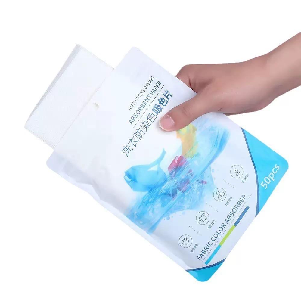 【台灣現貨火速寄出】衣服吸色片 防串色 洗衣片 色母片 家用防染色 拋棄式 吸色紙 X0001-細節圖5