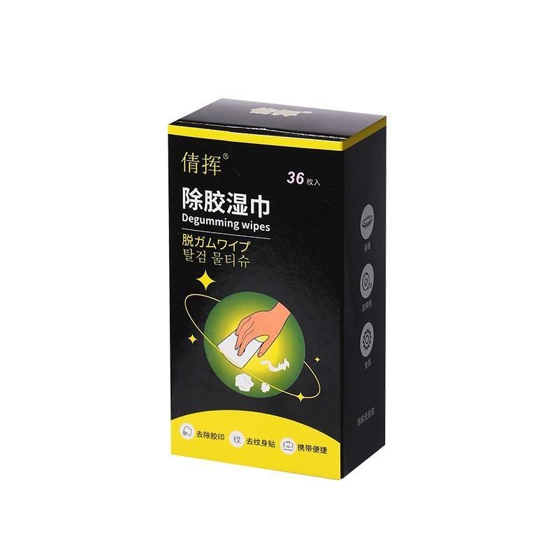 【台灣現貨火速寄出】除膠濕紙巾 除膠劑 超強去膠 汽車不傷漆 不乾膠清洗劑 去膠無痕 家用濕巾 C0003-細節圖5