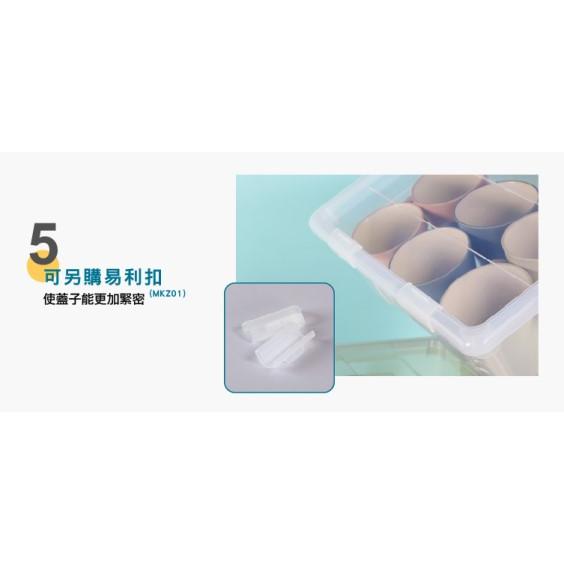 收納會社 聯府 KZ004 4號易利掀蓋整理箱 玩具收納盒 衣物分類箱 文具整理箱 食物儲存盒-細節圖5