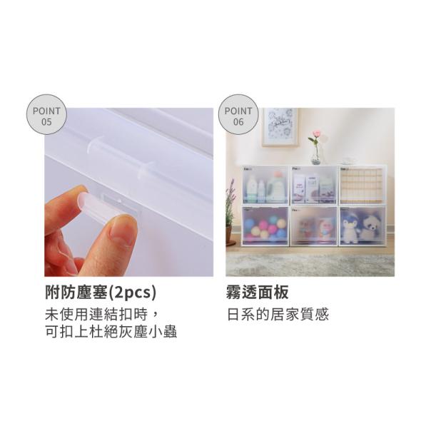 收納會社 日系風格 抽屜收納櫃 台灣製 聯府 FINE抽屜整理箱(中)-細節圖6