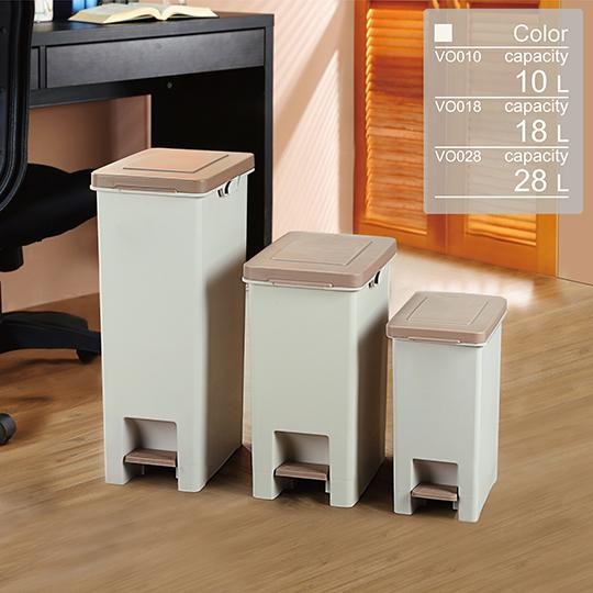 收納會社 28L 長島踏式垃圾桶 VO-028   KEYWAY 聯府 VO028-細節圖4