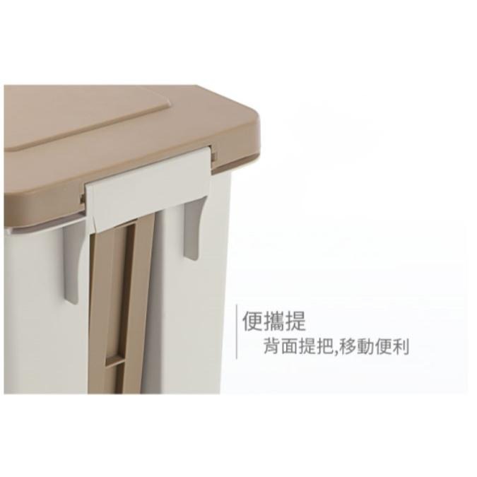 收納會社 28L 長島踏式垃圾桶 VO-028   KEYWAY 聯府 VO028-細節圖6