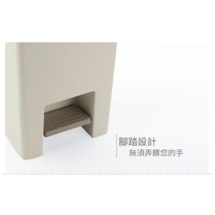 收納會社 28L 長島踏式垃圾桶 VO-028   KEYWAY 聯府 VO028-細節圖7