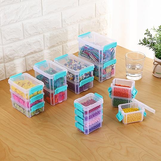 收納會社 聯府 高點連結盒CC104 CC203 CC303 CC402 CC502 CC602小物 零件 堆疊 台灣製-細節圖4