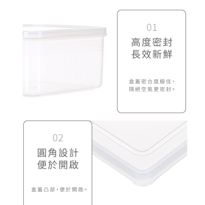 收納會社 聯府 G602 G1100 G1600 巧麗方型 分裝盒 冷藏盒 儲存盒 保鮮盒 台灣製-細節圖2