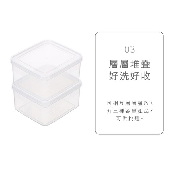 收納會社 聯府 G602 G1100 G1600 巧麗方型 分裝盒 冷藏盒 儲存盒 保鮮盒 台灣製-細節圖3