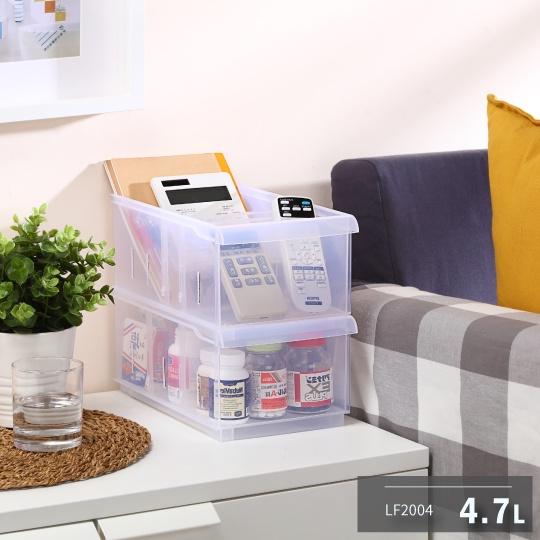 收納會社 聯府 LF2003 LF2004 LF2005 Fine隔板整理盒中附輪 收納盒 藥品收納盒 台灣製-細節圖5