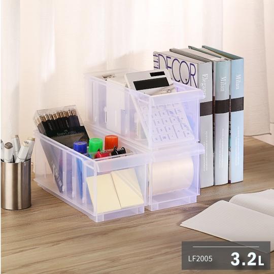 收納會社 聯府 LF2003 LF2004 LF2005 Fine隔板整理盒中附輪 收納盒 藥品收納盒 台灣製-細節圖6