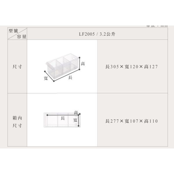 收納會社 聯府 LF2003 LF2004 LF2005 Fine隔板整理盒中附輪 收納盒 藥品收納盒 台灣製-細節圖9