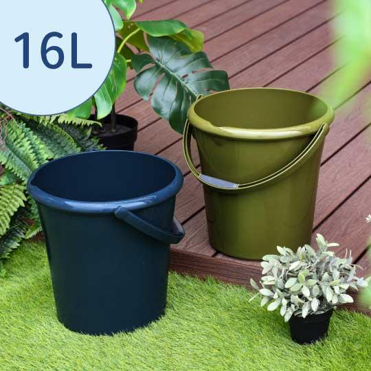 臺灣製 16L好提水桶 陸軍綠-細節圖6