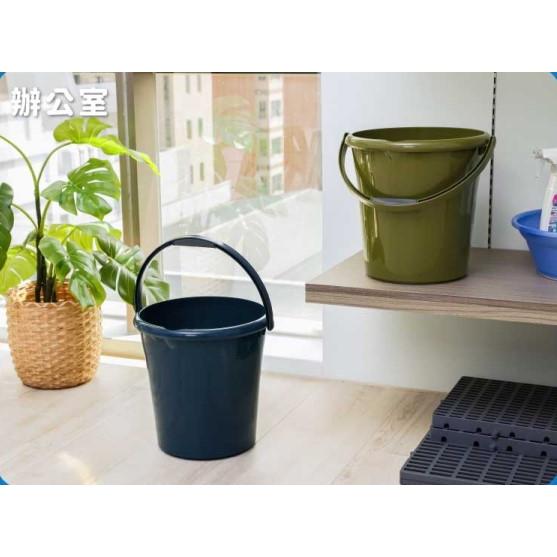 臺灣製 16L好提水桶 陸軍綠-細節圖8