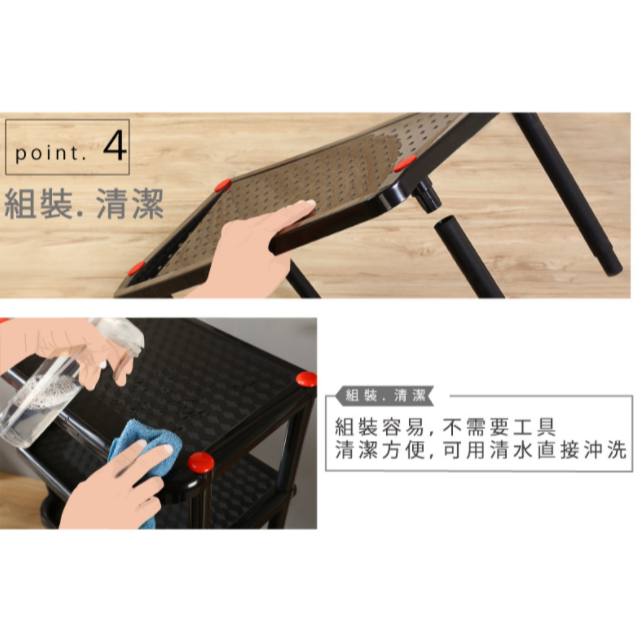 收納會社 聯府 A528 長安多用途五層架 收納架 鞋架 置物架 台灣製 可刷卡 KEYWAY-細節圖4