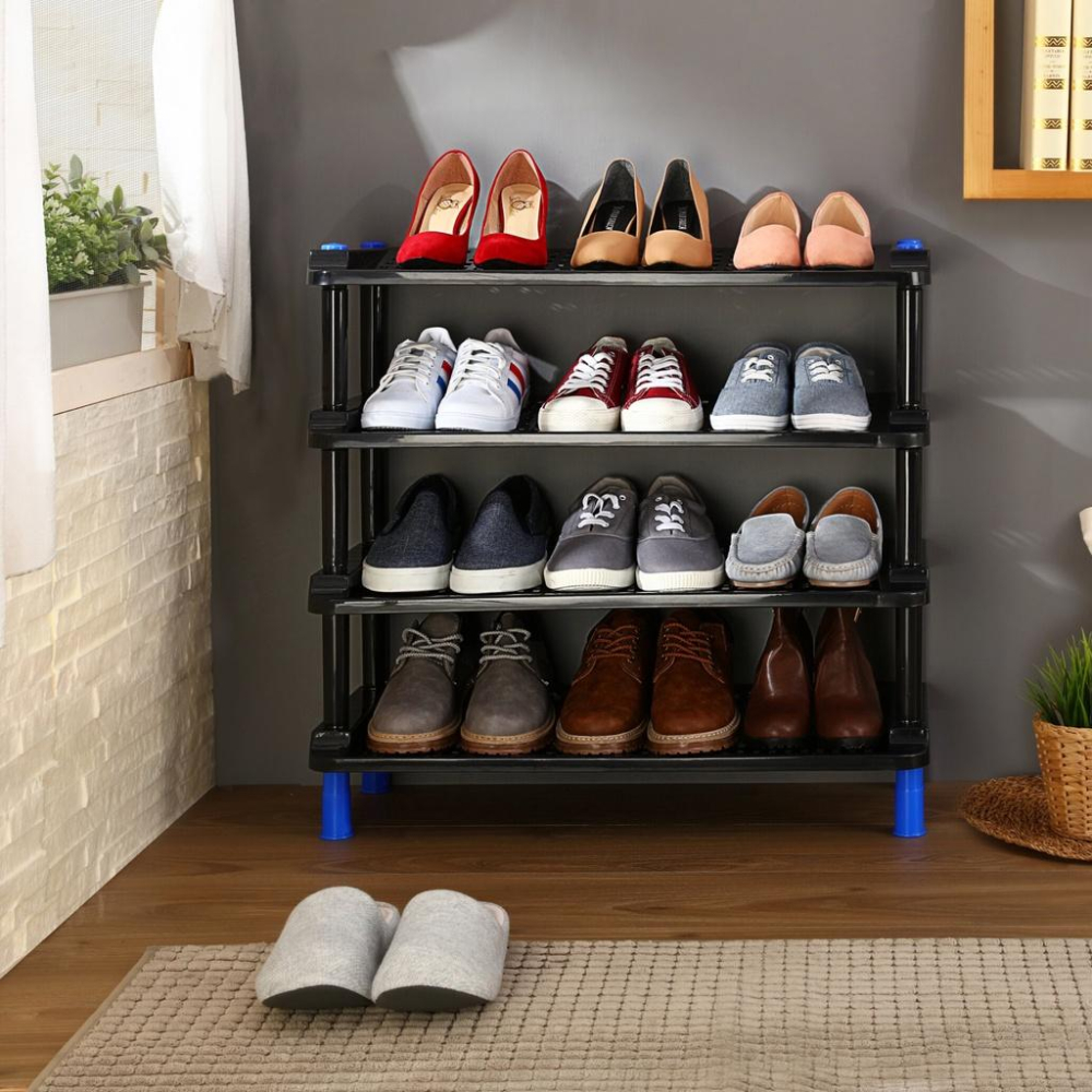 收納會社 聯府 A704 恰恰好四層鞋架 鞋櫃 鞋架 置物櫃  KEYWAY 台灣製 可刷卡-細節圖8