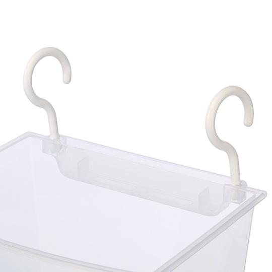 收納會社 聯府 P20065 深型掛式收納桶 掛勾收納籃 置物籃 掛式收納籃 浴室掛籃 多層收納籃 廚房收納 台灣製-細節圖3