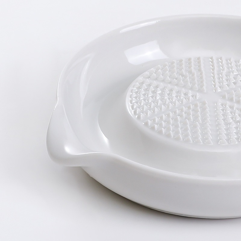 收納會社 日本 Echo 陶瓷 芥末 蘿蔔 磨泥器-細節圖7