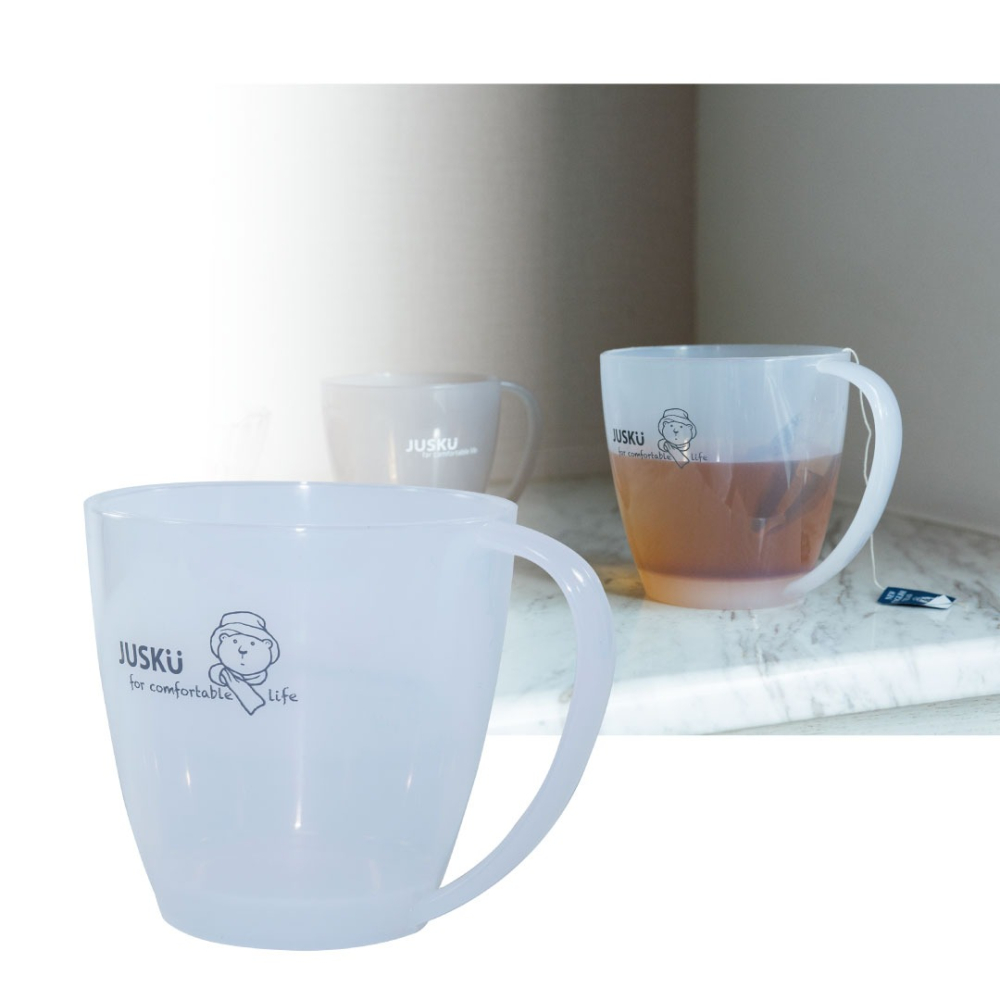 臺灣製 透色系 PP材質 馬克杯 佳斯捷 7713 7712 大拇哥 PP馬克杯 小妞妞 PP馬克杯-細節圖6