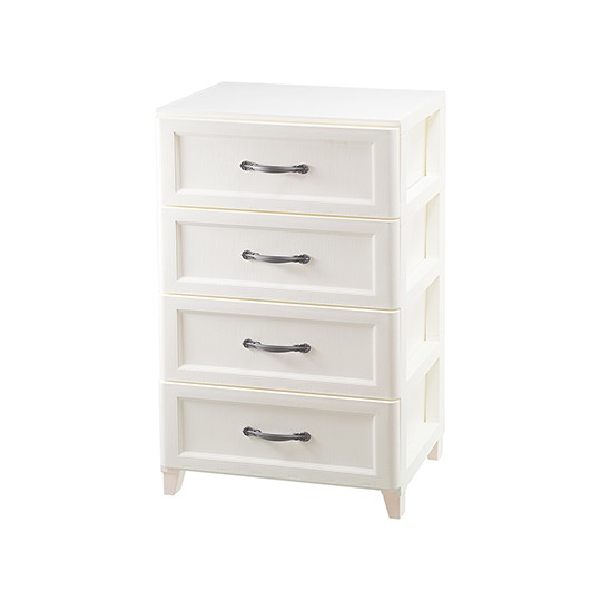 【收納会社】台灣製 聯府 WLK840 特大白橡木收納櫃(四層) 收納會社-細節圖3