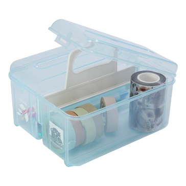 手提收納箱  佳斯捷 3369 小倆口雙開 台灣製 小物玩具儲物箱 雜物整理箱-規格圖8