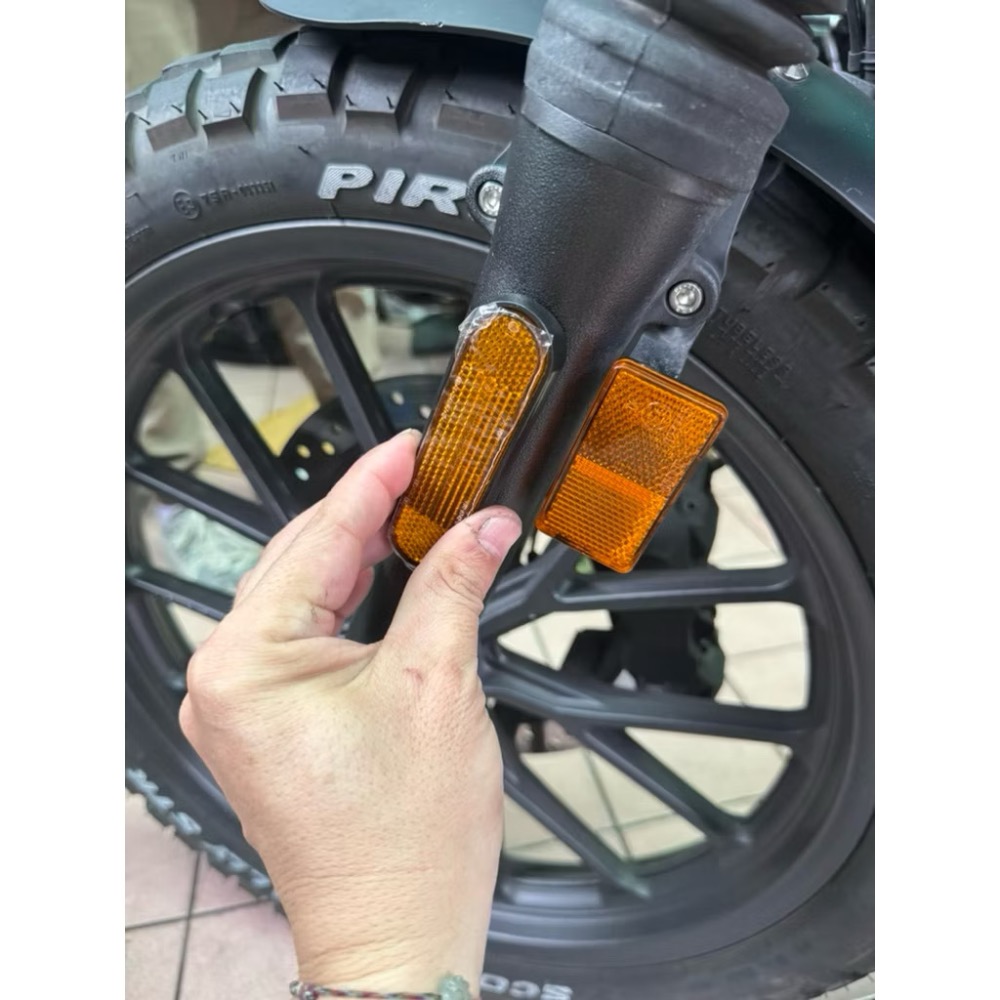 CB350/GB350/本田/美式機車日規樣式前叉反光片/反射片-細節圖2