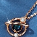 【GIFTME5台灣現貨】夢幻星球墜飾 墜鍊 飾品 禮物 項鍊 女生項鍊 女性飾品 項鏈 生日禮物 項鍊女-規格圖5