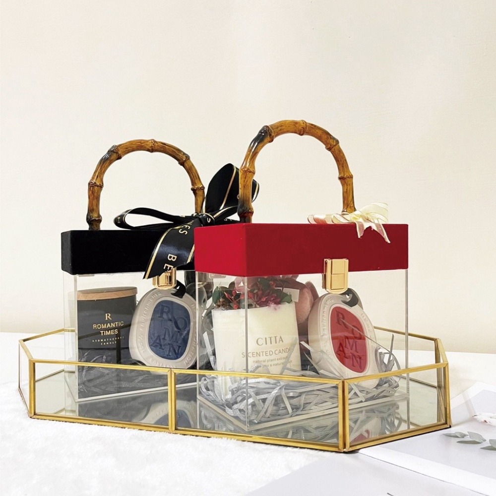 【GIFTME5台灣出貨】伴手禮 壓克力高級質感禮盒 母親節 婚禮小物 情人節 禮物盒 生日禮物 閨蜜 伴娘-細節圖2