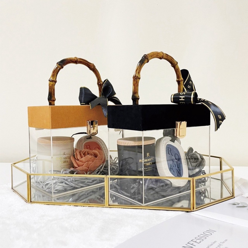 【GIFTME5台灣出貨】伴手禮 壓克力高級質感禮盒 母親節 婚禮小物 情人節 禮物盒 生日禮物 閨蜜 伴娘-細節圖3